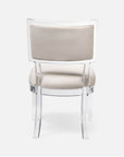Made Goods Winston Clear Acrylic Dining Chair, Humboldt Cotton Jute