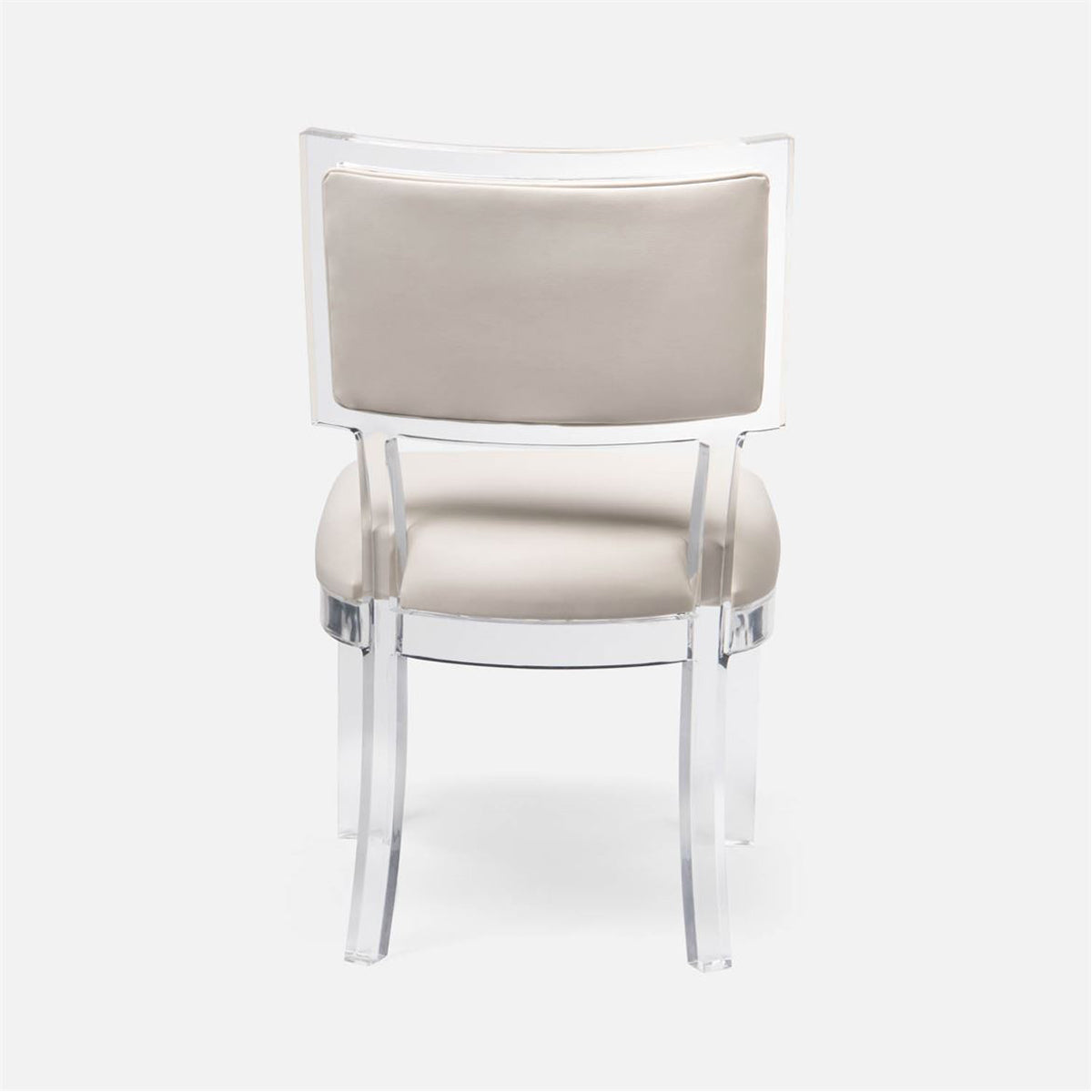 Made Goods Winston Clear Acrylic Dining Chair, Havel Velvet