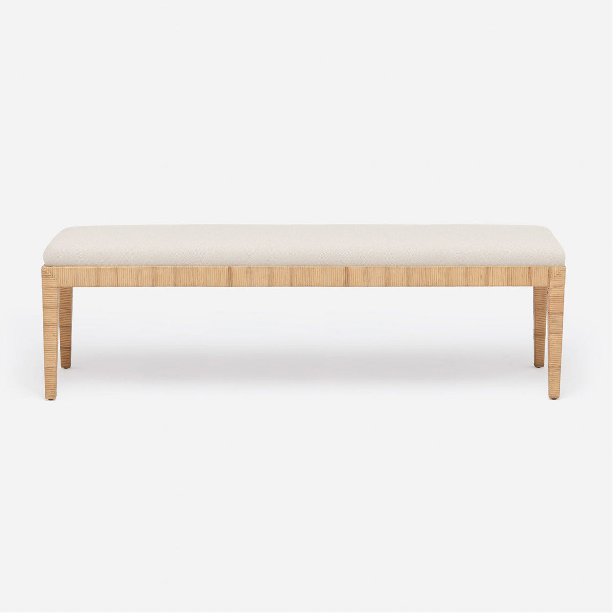 Made Goods Wren Triple Bench in Bassac Leather