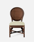 Made Goods Zondra French-Style Woven Dining Chair in Nile Fabric