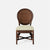 Made Goods Zondra French-Style Woven Dining Chair in Bassac Leather
