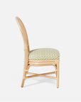 Made Goods Zondra French-Style Woven Dining Chair in Marano Lambskin