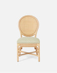 Made Goods Zondra French-Style Woven Dining Chair in Kern Fabric