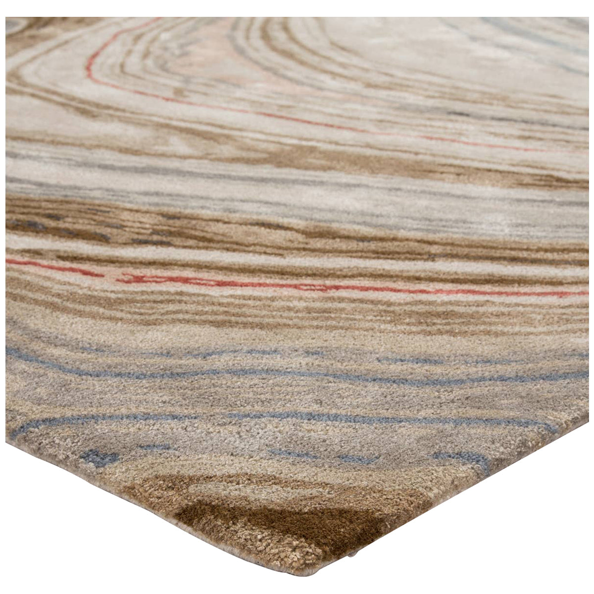 Jaipur Genesis Atha Abstract Brown Red GES31 Area Rug