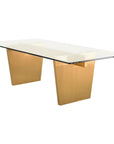 Nuevo Living Aiden Dining Table - Glass Top