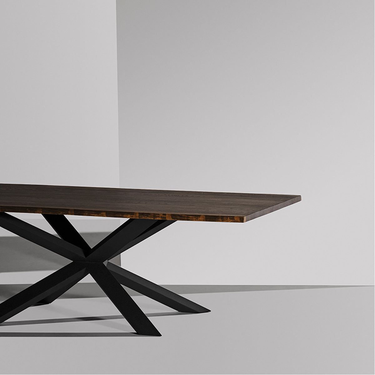Nuevo Living Couture Wood Dining Table - Matte Black Base
