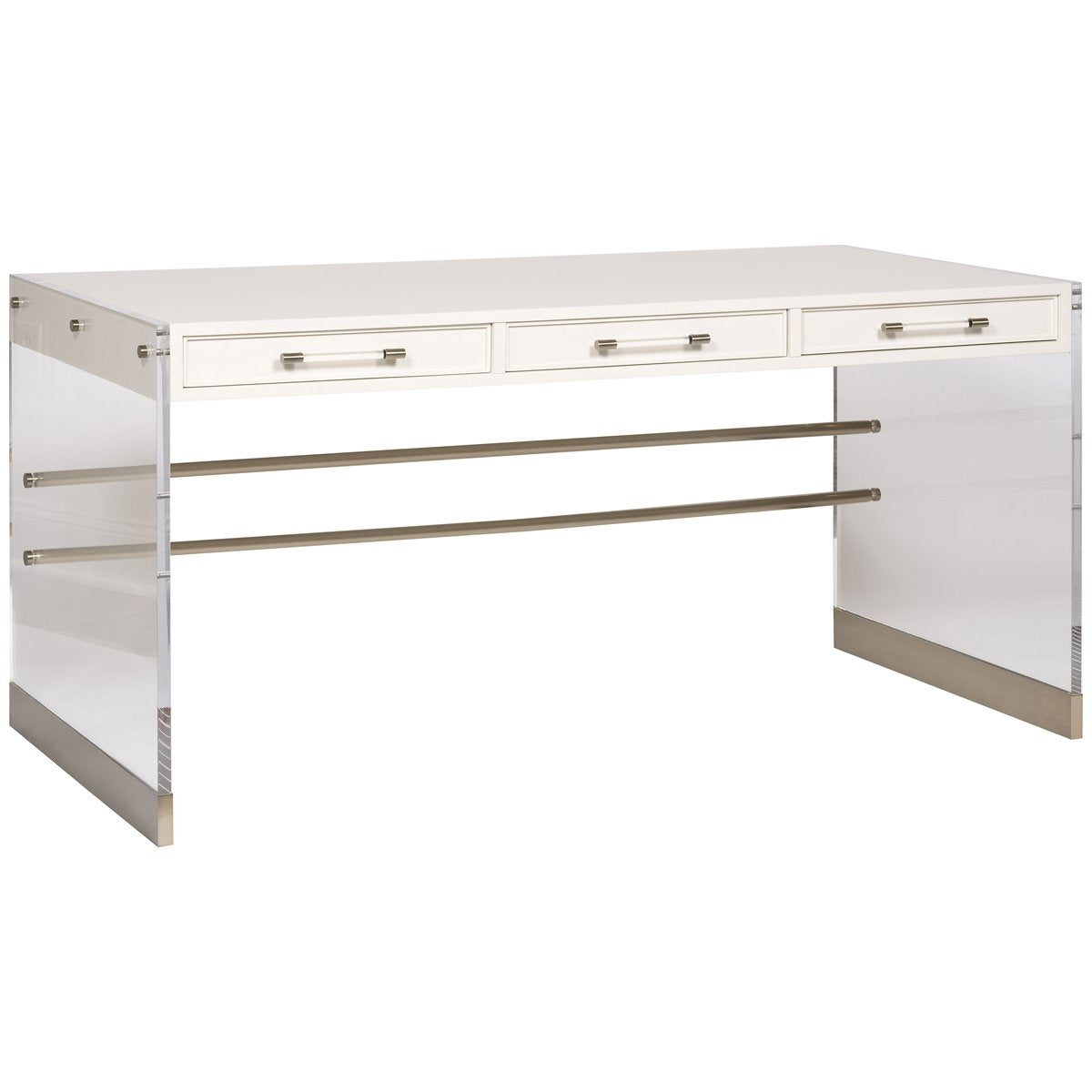 Vanguard Furniture Berkley Desk with Acrylic and Metal Base