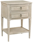 Hickory White Carmel Abbey Nightstand