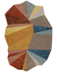 Jaipur Iconic Sabah Geometric Multicolor Yellow ICO01 Rug