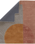Jaipur Iconic Synovah Geometric Stripes Multicolor Gray ICO02 Rug