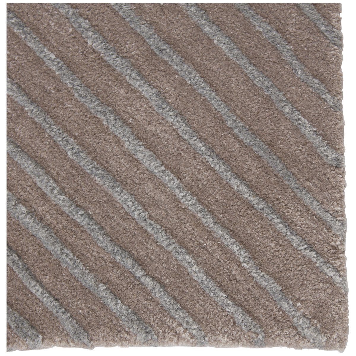 Jaipur Iconic Synovah Geometric Stripes Multicolor Gray ICO02 Rug