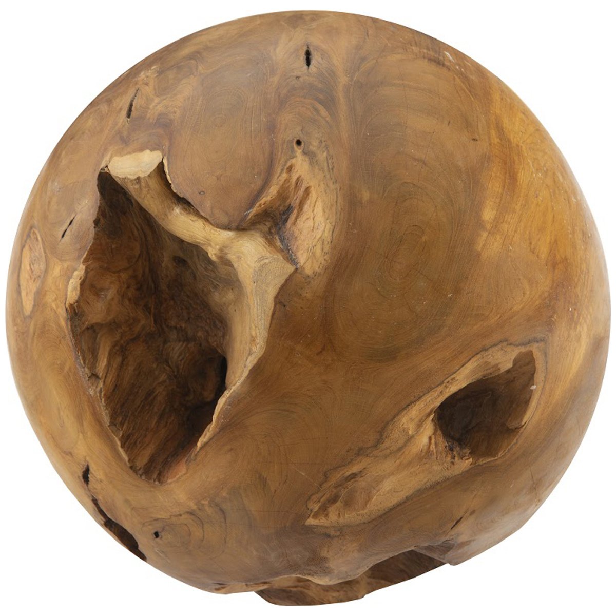 Phillips Collection Teak Wood Ball, Small