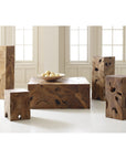 Phillips Collection Teak Slice Square Stool