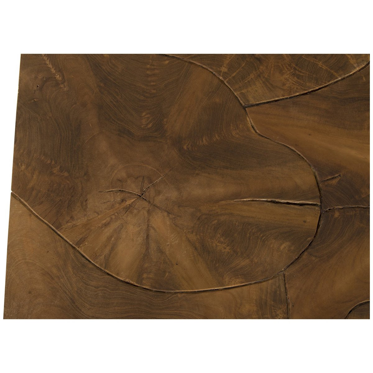 Phillips Collection Teak Puzzle Coffee Table, Square