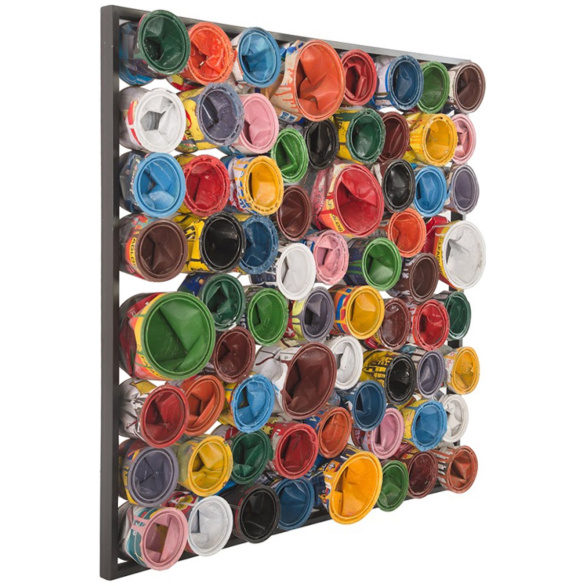 Phillips Collection Paint Can Large Square Wall Art, Assorted Colors