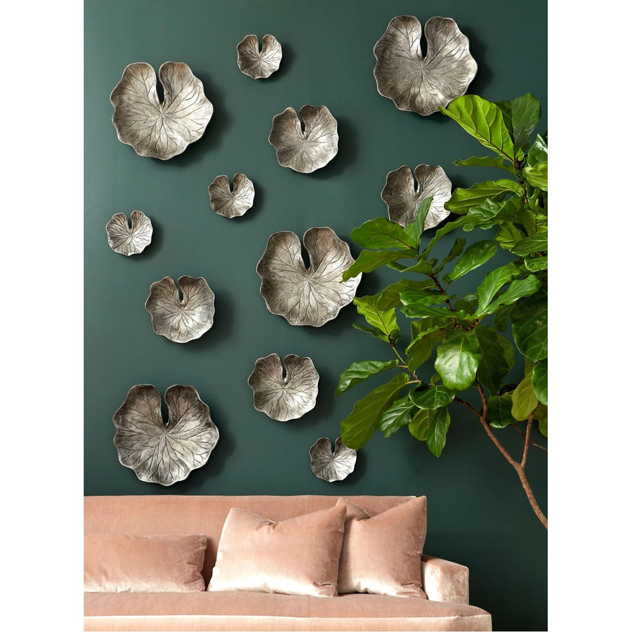 Phillips Collection Lotus Leaf Wall Tiles, 3-Piece Set