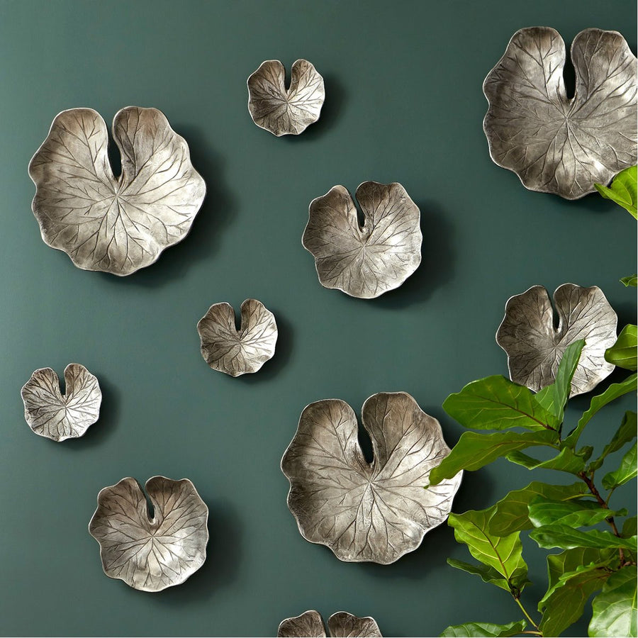 Phillips Collection Lotus Leaf Wall Tiles, 3-Piece Set
