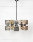 Four Hands Hutton Ava Large Chandelier - Aged Metallic Glass