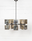 Four Hands Hutton Ava Large Chandelier - Aged Metallic Glass