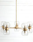 Four Hands Hutton Pearson Chandelier - Gold Leafed Iron