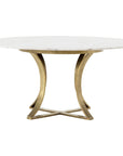Four Hands Rockwell Gage Marble Dining Table
