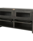 Four Hands Rockwell Media Cabinet - Antique Iron
