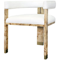 Worlds Away Jude Barrel Back Dining Chair