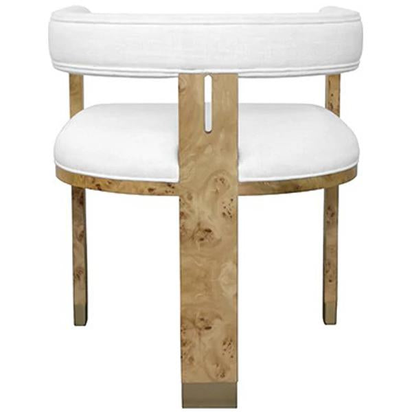 Worlds Away Jude Barrel Back Dining Chair