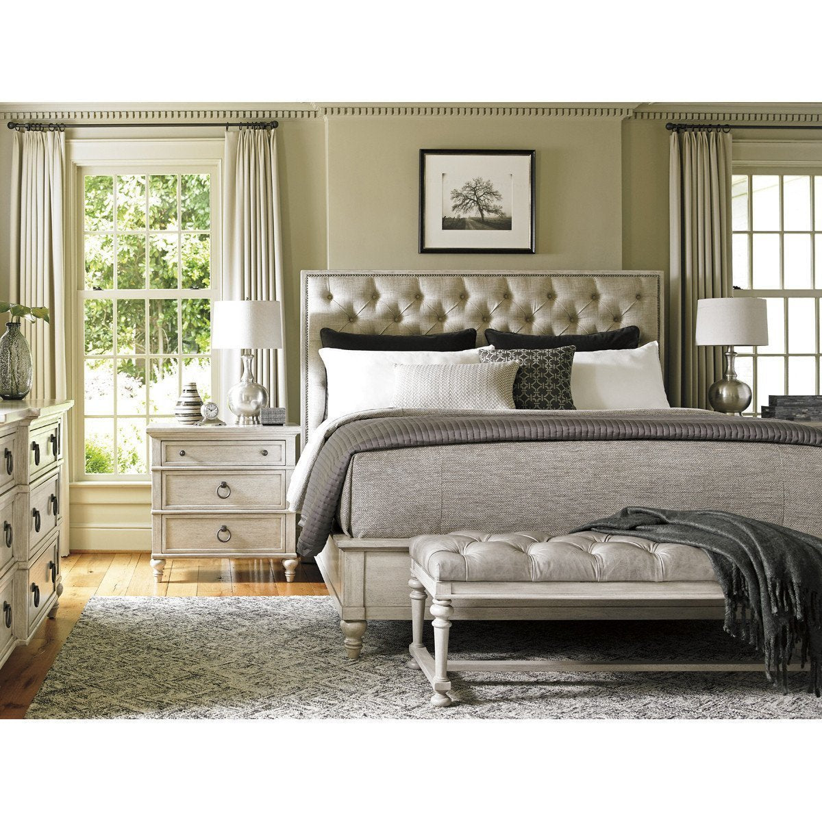 Lexington Oyster Bay Arbor Hills Upholstered Bed
