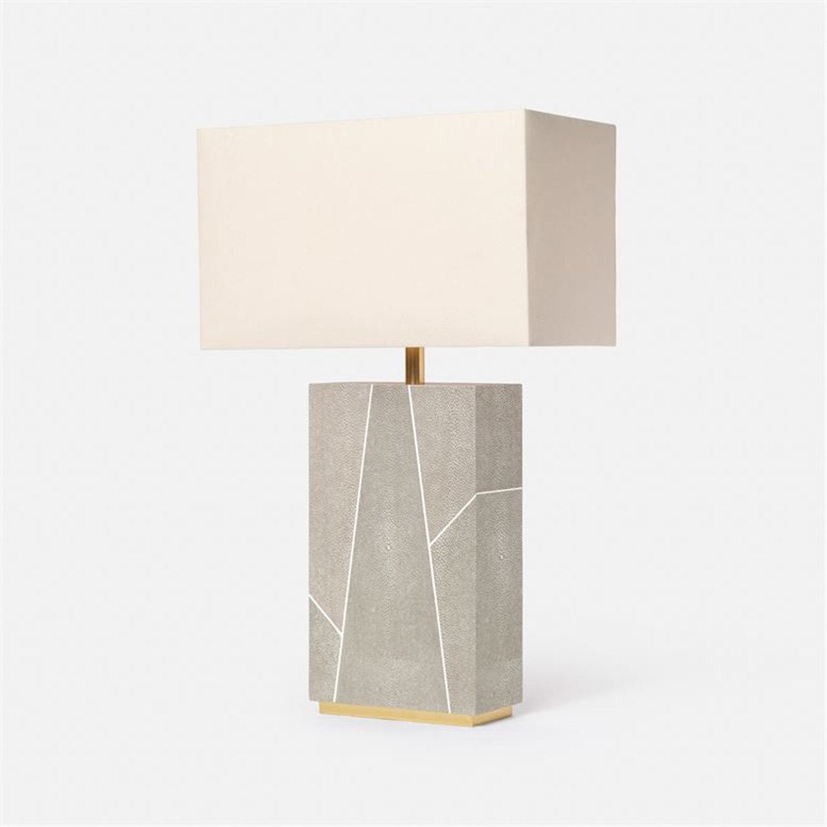Made Goods Breck Realistic Faux Shagreen Table Lamp