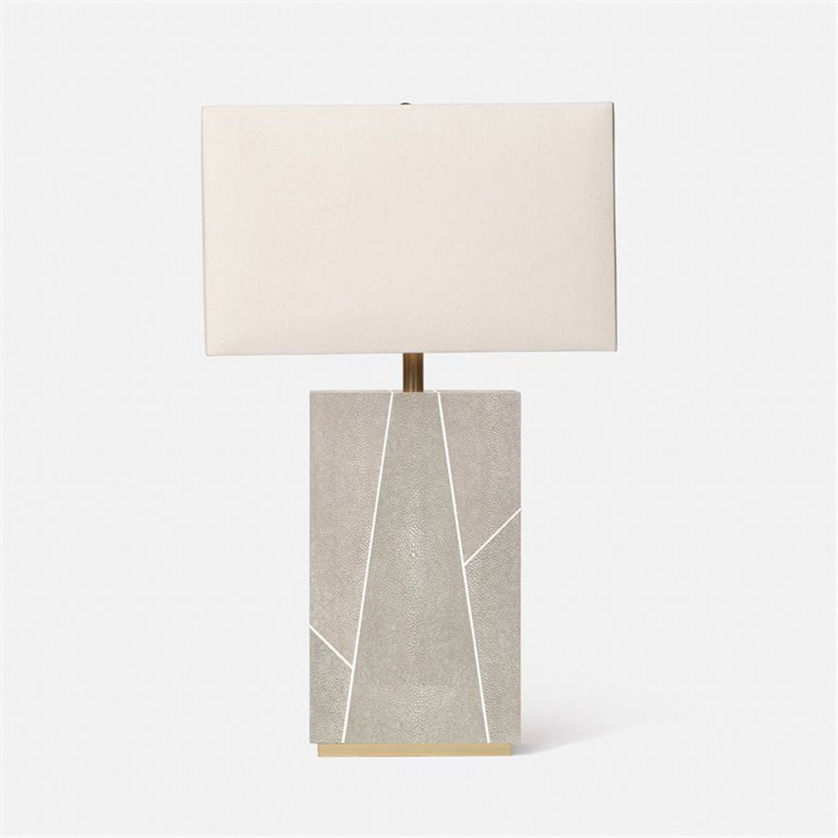 Made Goods Breck Realistic Faux Shagreen Table Lamp