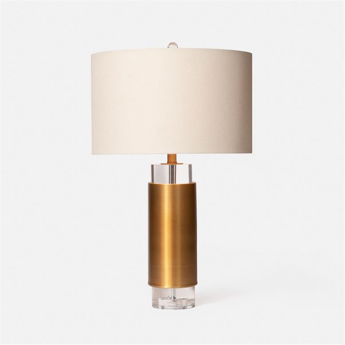 Made Goods Lucian Metal and Crystal Table Lamp