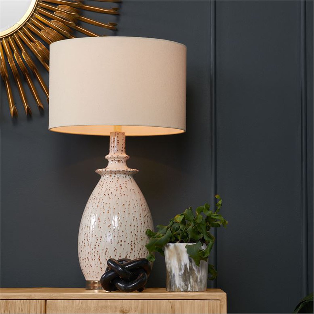 Made Goods Makenly Spotted Ceramic Table Lamp