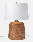 Made Goods Radcliff Jug-Shaped Rattan Table Lamp
