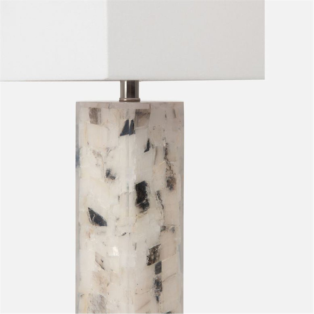 Made Goods Shawn Calcite Stone Table Lamp
