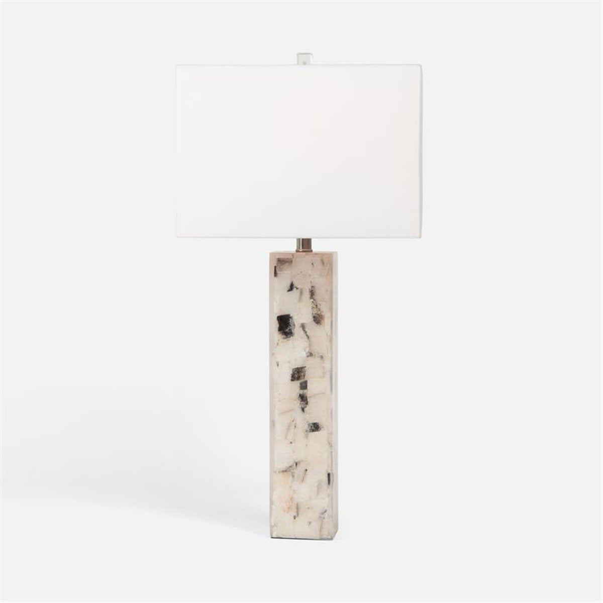 Made Goods Shawn Calcite Stone Table Lamp