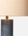Made Goods Tavis Faux Linen Pillar Table Lamp