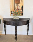 Woodbridge Furniture Salutation Demilune Table