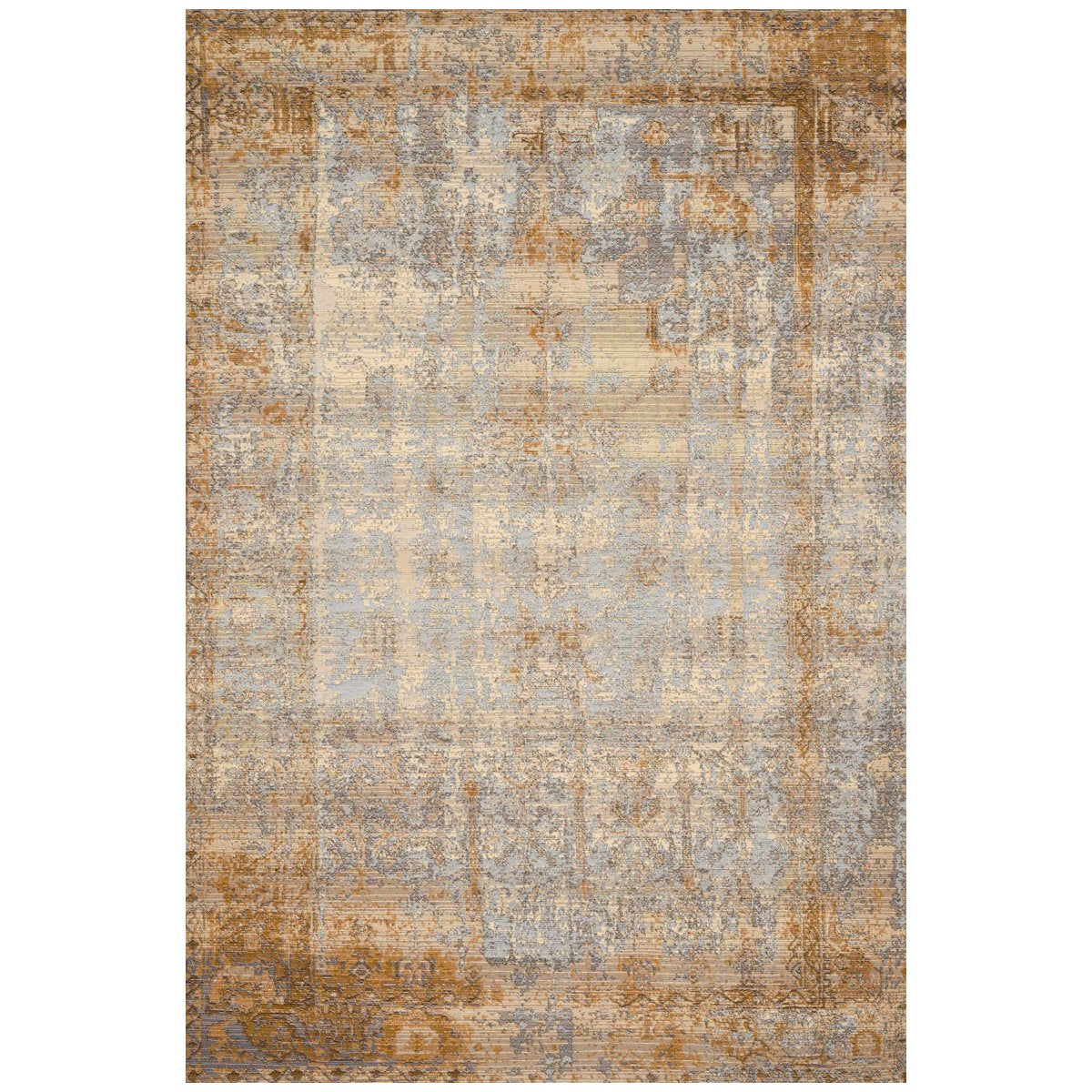 Loloi Mika MIK-11 Antique Ivory Copper Power Loomed Rug