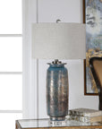 Uttermost Olesya Swirl Glass Table Lamp