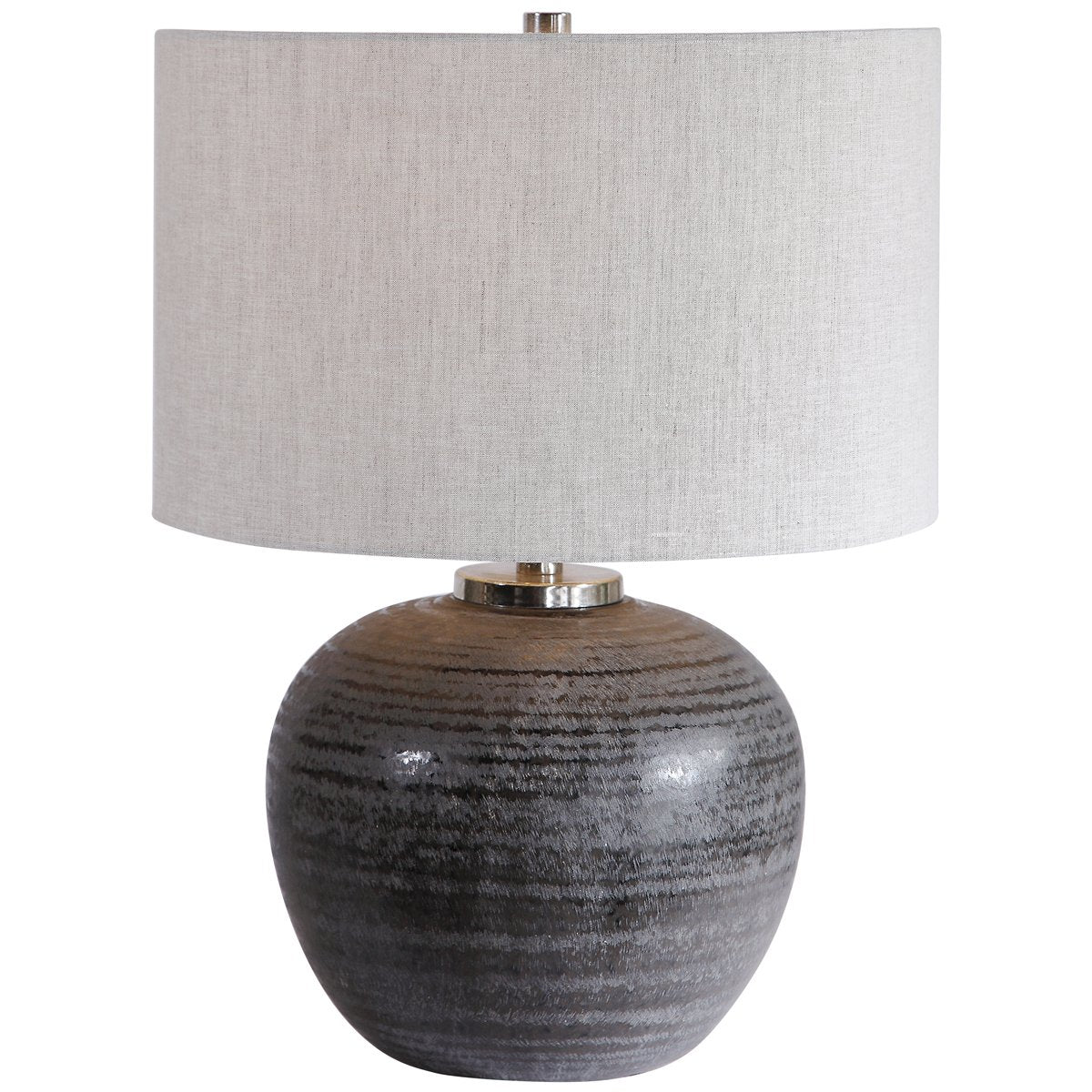 Uttermost Mikkel Charcoal Table Lamp