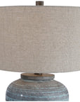 Uttermost Pelia Light Aqua Table Lamp