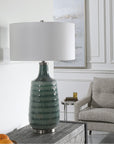Uttermost Scouts Deep Green Table Lamp