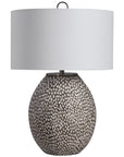 Uttermost Cyprien Gray White Table Lamp