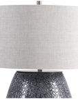 Uttermost Pebbles Metallic Gray Table Lamp