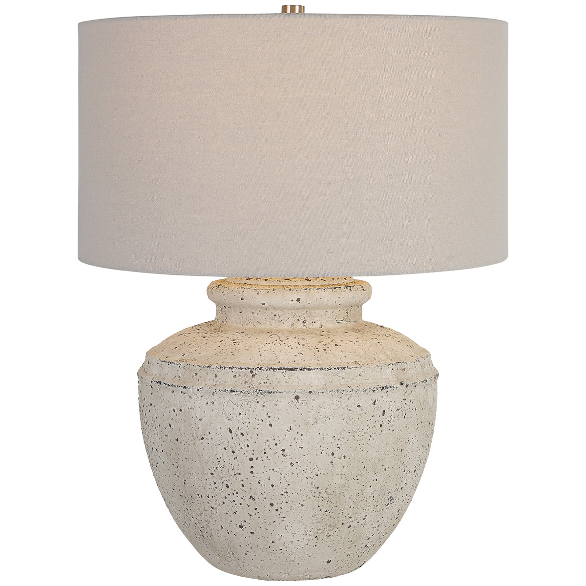 Uttermost Artifact Aged Stone Table Lamp