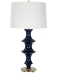 Uttermost Coil Sculpted Blue Table Lamp