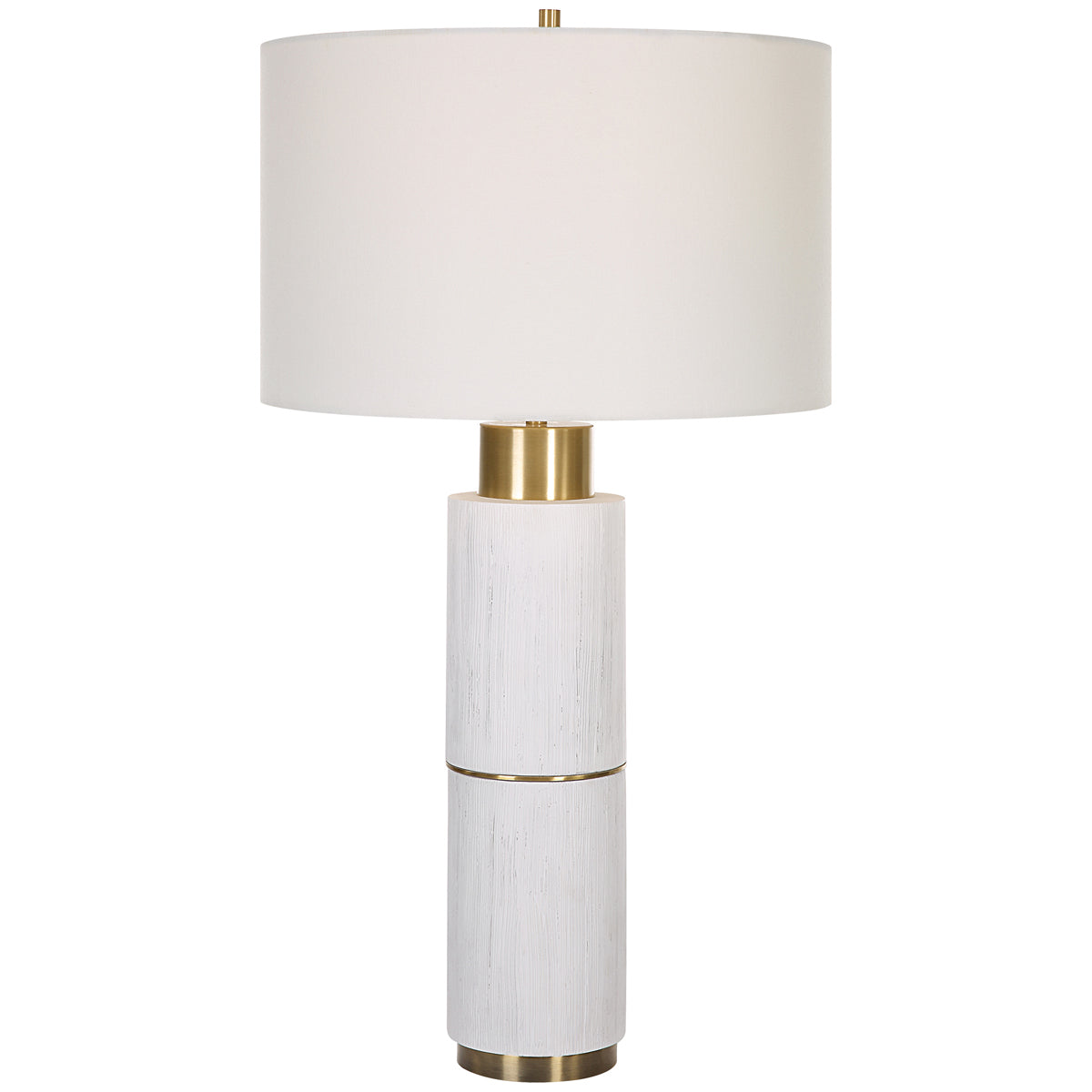 Uttermost Ruse Whitewashed Table Lamp