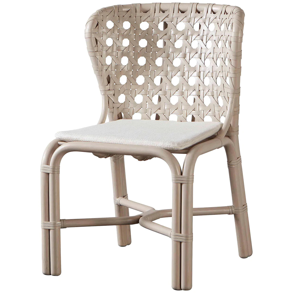 Baker Furniture Exalt Side Chair MCM143, Naturale