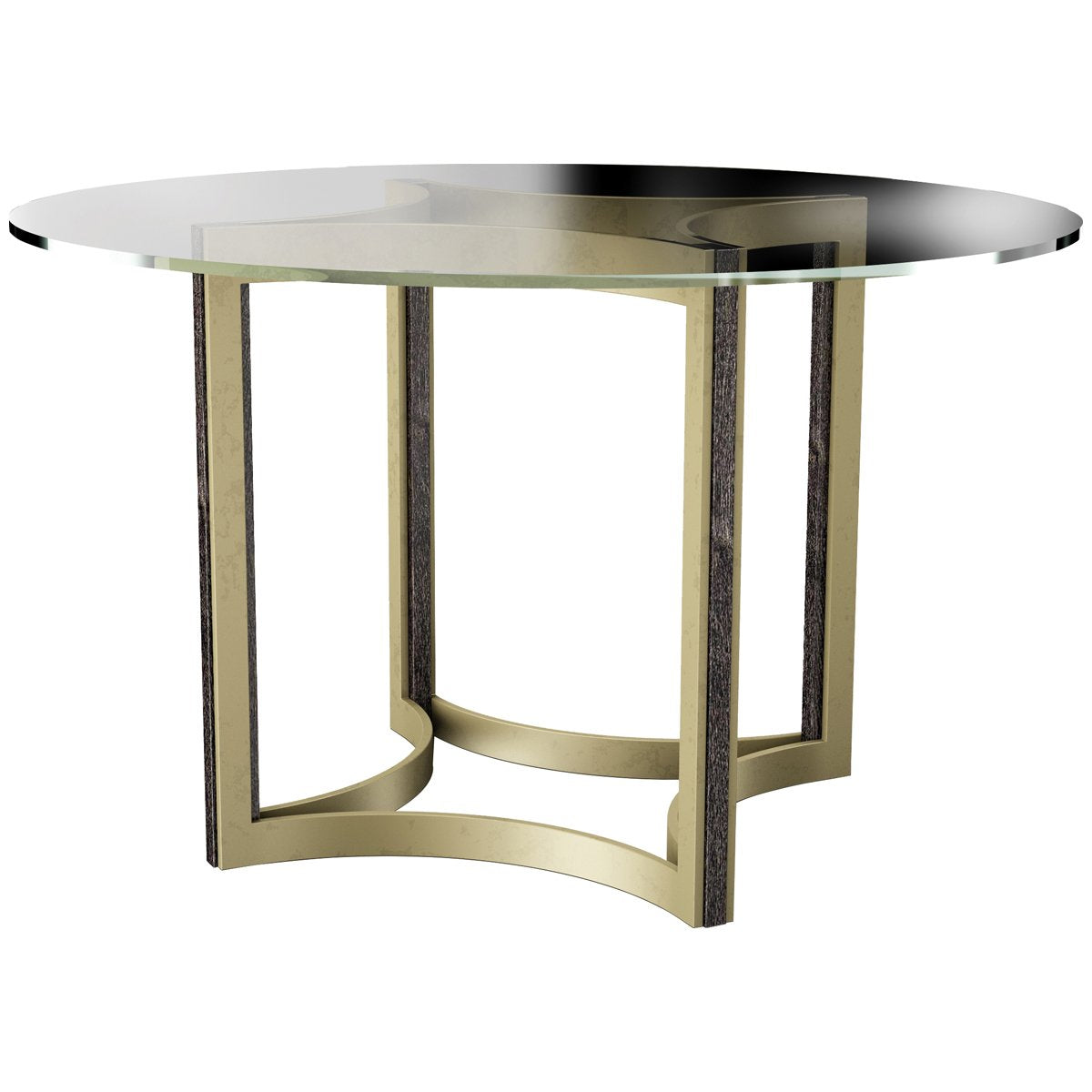 Caracole Modern Artisan Remix Glass Top 48-Inch Table